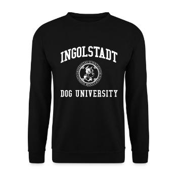 Collège universitaire canin d’Ingolstadt - Sweat-shirt Unisexe - noir - Devant - Alina (178cm) & Michal (187cm)