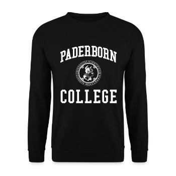 École universitaire du Collège Paderborn - Sweat-shirt Unisexe - noir - Devant - Alina (178cm) & Michal (187cm)