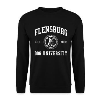 Collège universitaire canin de Flensburg - Sweat-shirt Unisexe - noir - Devant - Alina (178cm) & Michal (187cm)