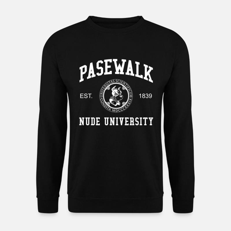 Pasewalk Nude University College - Unisex Sweatshirt - black