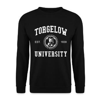 Collège universitaire Torgelow - Sweat-shirt Unisexe - noir - Devant - Alina (178cm) & Michal (187cm)