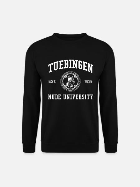 Tübingen Nude University College - Unisex Sweatshirt - black