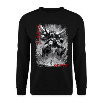 Mein Weg - Unisex Pullover - Schwarz - Vorne - Alina (178cm) & Michal (187cm)