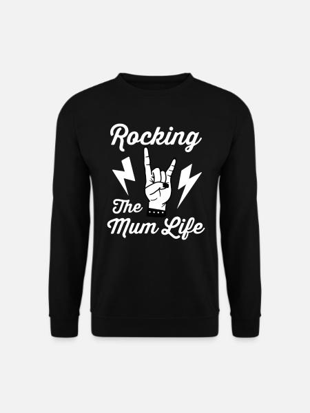 Das Mutterleben rocken - Unisex Pullover - Schwarz