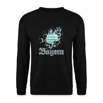 Bayern - Unisex Pullover - Schwarz - Vorne - Alina (178cm) & Michal (187cm)