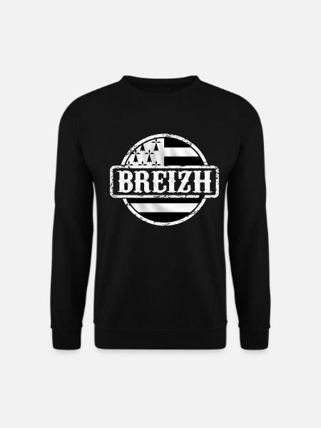 Bretagne - Breizh 06 - Sweat-shirt Unisexe - noir