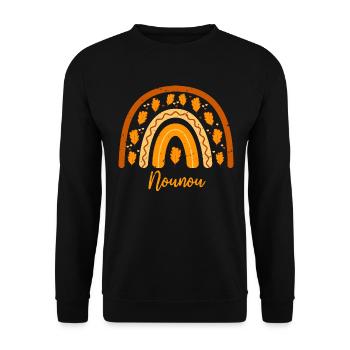 Voted Best Nanny | Nanny Gift Idea - Unisex Sweatshirt - black - Front - Alina (178cm) & Michal (187cm)