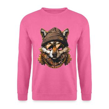 Wolf - Unisex Pullover - Pink - Vorne