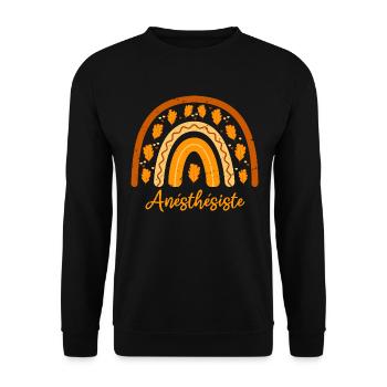 Voted best anesthesiologist | anesthesiologist - Unisex Sweatshirt - black - Front - Alina (178cm) & Michal (187cm)