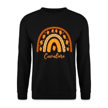 Elue meilleure cavalière | Idée Cadeau cavalière - Sweat-shirt Unisexe - noir - Devant - Alina (178cm) & Michal (187cm)