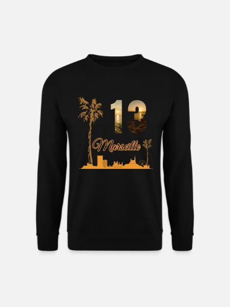 Marseille 13 - Sweat-shirt Unisexe - noir