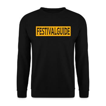 Festivalguide - Unisex Pullover - Schwarz - Vorne - Alina (178cm) & Michal (187cm)