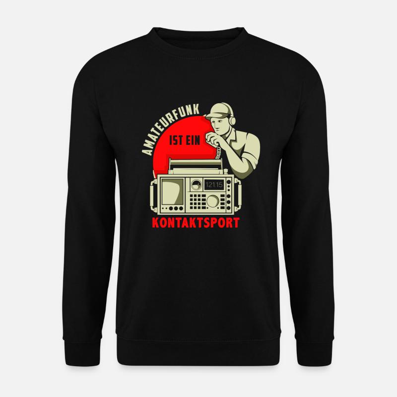 Amateurfunker - Kontaktsport CB Funk - Unisex Pullover - Schwarz