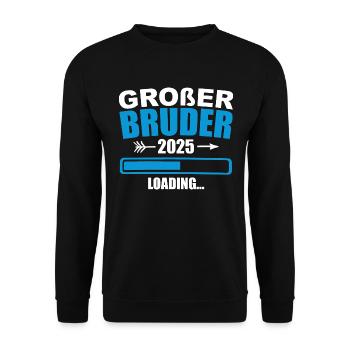 Ich werde Großer Bruder 2025 - Sweat-shirt Unisexe - noir - Devant - Alina (178cm) & Michal (187cm)