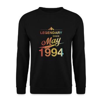 30e anniversaire Légendaire depuis mai 1994 Volume 94 - Sweat-shirt Unisexe - noir - Devant - Alina (178cm) & Michal (187cm)