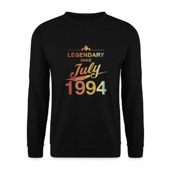 30e anniversaire Légendaire depuis juillet 1994 Volume 94 - Sweat-shirt Unisexe - noir - Devant - Alina (178cm) & Michal (187cm)