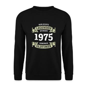 De vraies légendes sont nées en 1975 pour son 50e anniversaire - Sweat-shirt Unisexe - noir - Devant - Alina (178cm) & Michal (187cm)