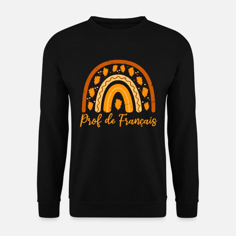 Zum besten prof_de_français | gewählt Französischlehrer - Unisex Pullover - Schwarz