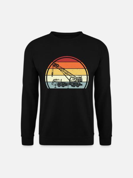Mobile crane Mobile crane - Unisex Sweatshirt - black
