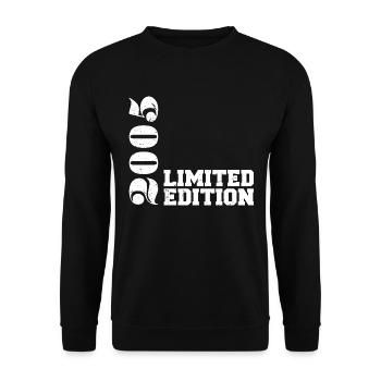 Édition limitée 2005, cadeau d’anniversaire 2005 - Sweat-shirt Unisexe - noir - Devant - Alina (178cm) & Michal (187cm)