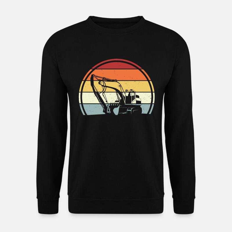 Excavatrice - Sweat-shirt Unisexe - noir