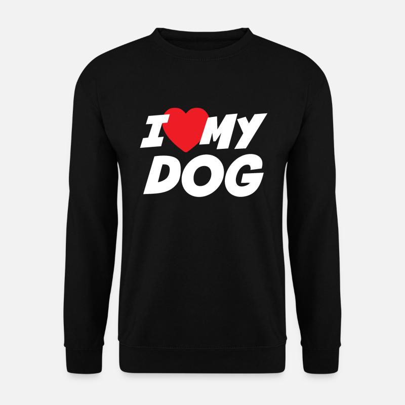 J’aime mon chien - Sweat-shirt Unisexe - noir