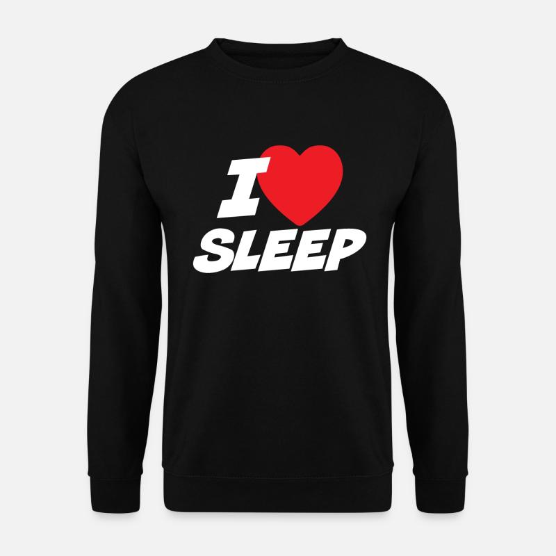Ich liebe Schlaf - Unisex Pullover - Schwarz
