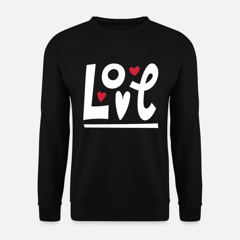 Liebe - Unisex Pullover - Schwarz