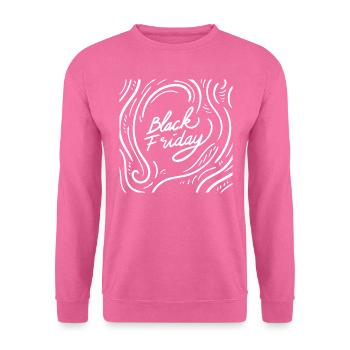 Black Friday Sale. Love Shopping. Gifts for Sales - Unisex Sweatshirt - pink - Front