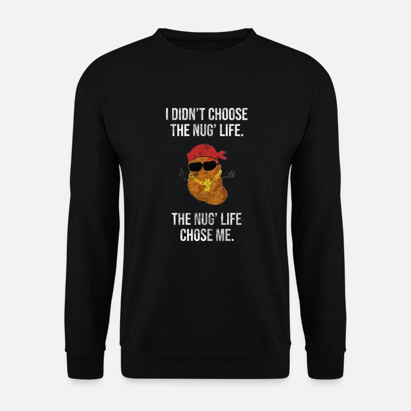 Chicken Nugget - Unisex Pullover - Schwarz