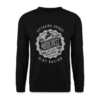 Motocross Sport Extrême - Sweat-shirt Unisexe - noir - Devant - Alina (178cm) & Michal (187cm)