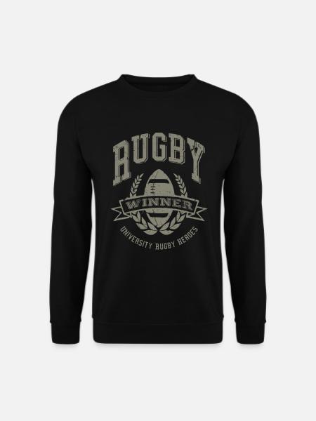 Rugby Winner - Unisex Sweatshirt - black