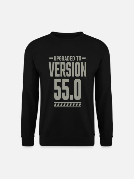 55 Years Old Birthday Gift - Unisex Sweatshirt - black