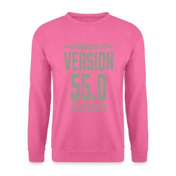 55 Jahre altes Geburtstagsgeschenk - Unisex Pullover - Pink - Vorne