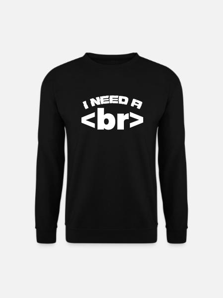 Programmierer Computer Code Informatik Geschenk - Unisex Pullover - Schwarz