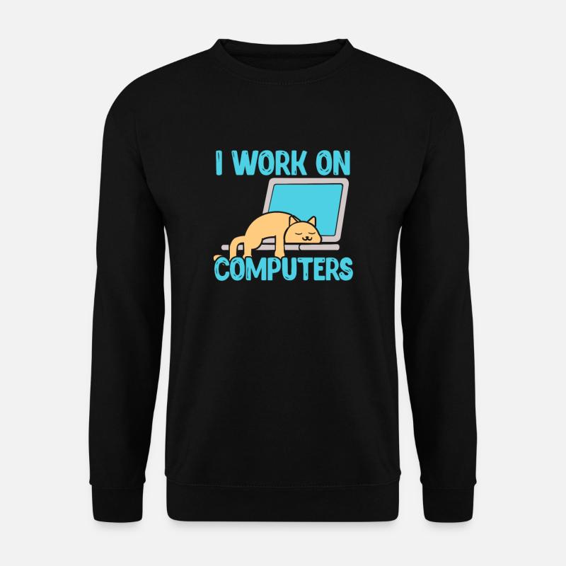 Programmeur informatique code informatique cadeau - Sweat-shirt Unisexe - noir