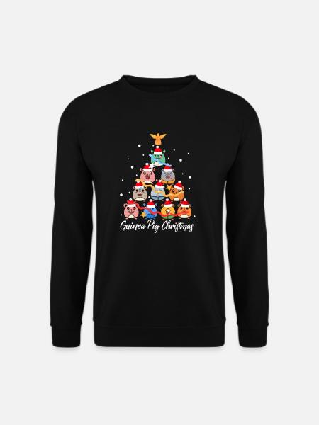 Cochons d’Inde de Noël - Sweat-shirt Unisexe - noir