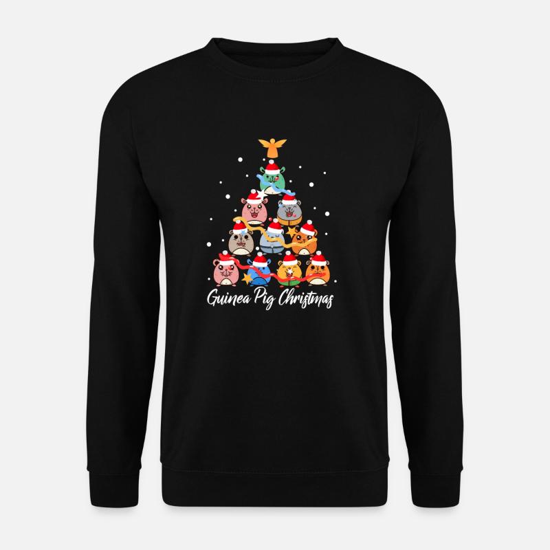 Weihnachten Meerschweinchen - Unisex Pullover - Schwarz