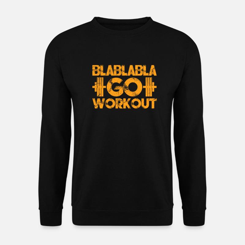 Workout - Unisex Sweatshirt - black