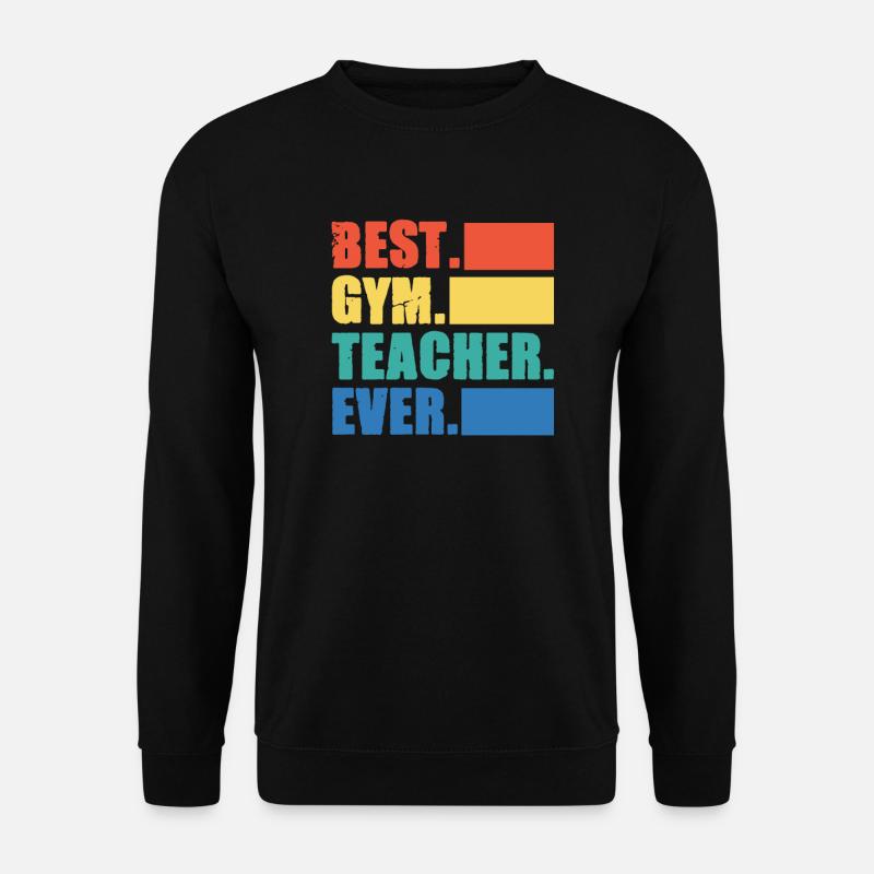 Fitnesstrainer - Unisex Pullover - Schwarz