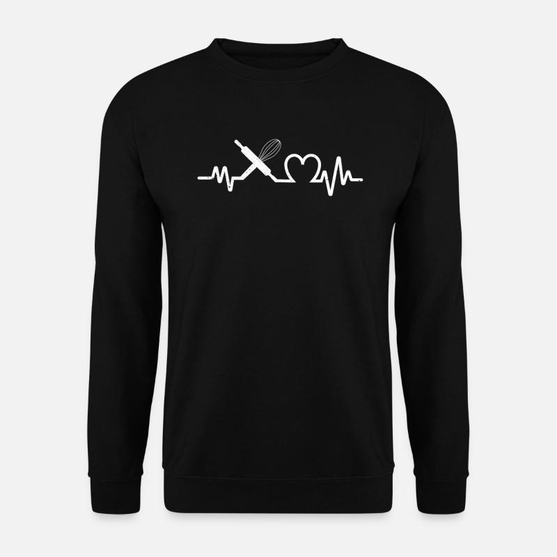 Cuisson du cœur - Sweat-shirt Unisexe - noir