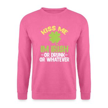 St Patrick's Day - Unisex Sweatshirt - pink - Front