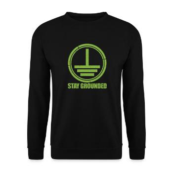 Elektriker - Unisex Pullover - Schwarz - Vorne - Alina (178cm) & Michal (187cm)