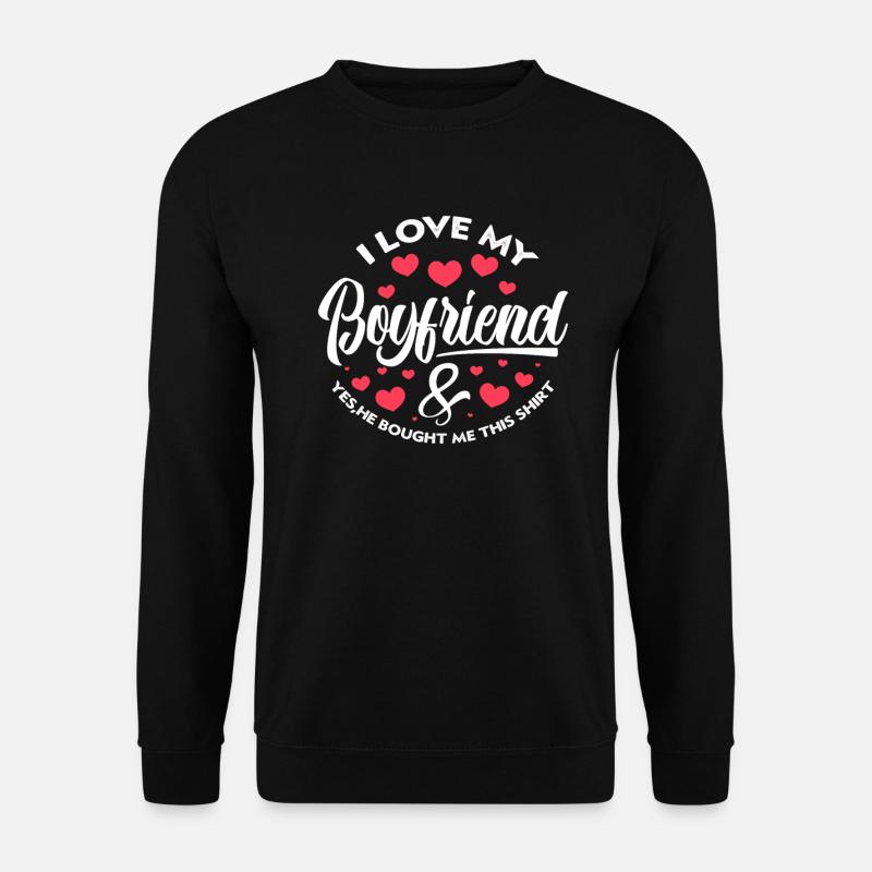 Freund Freundin - Unisex Pullover - Schwarz