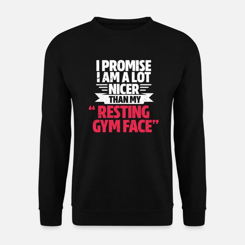 Gym - Unisex Sweatshirt - black