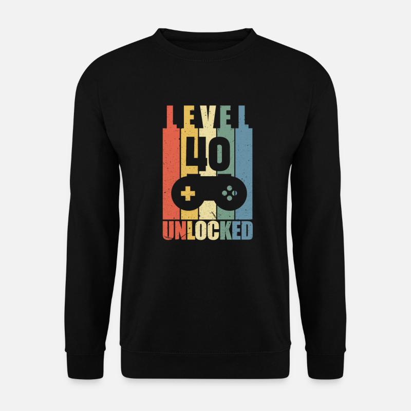 Level 40 - Unisex Sweatshirt - black