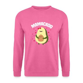 Cadeau de grossesse enceinte avocat - Sweat-shirt Unisexe - rose - Devant