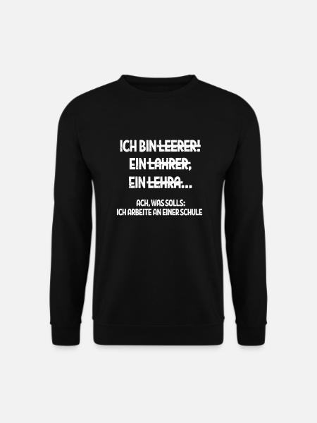 Lehrer - Unisex Pullover - Schwarz