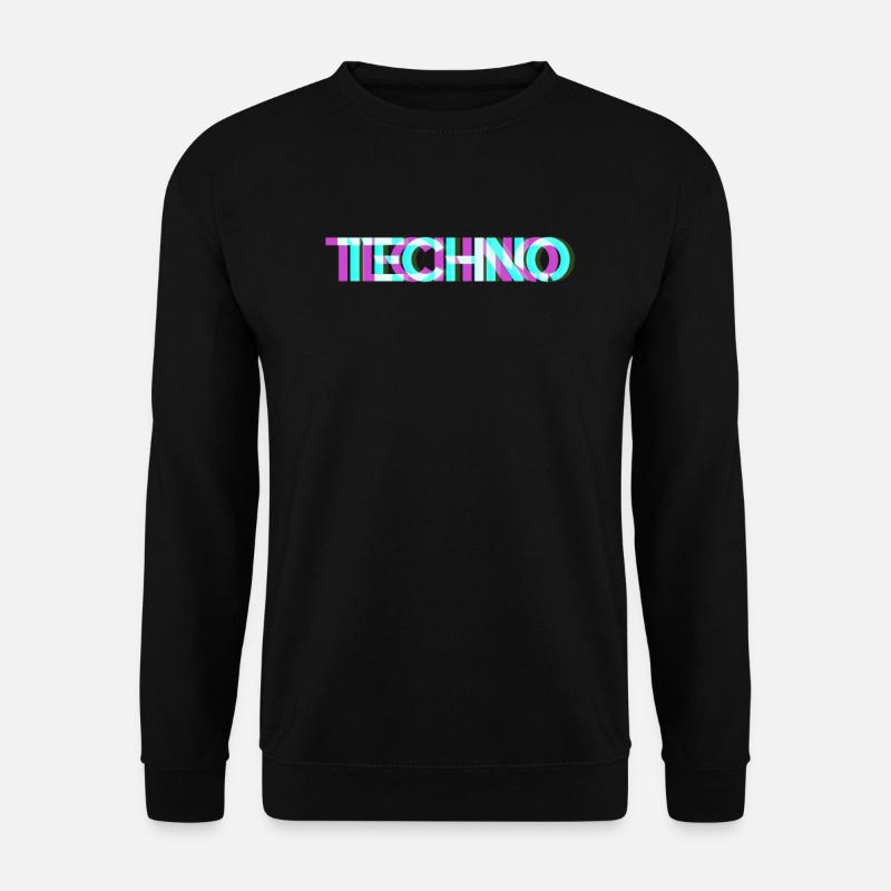 Techno - Unisex Sweatshirt - black