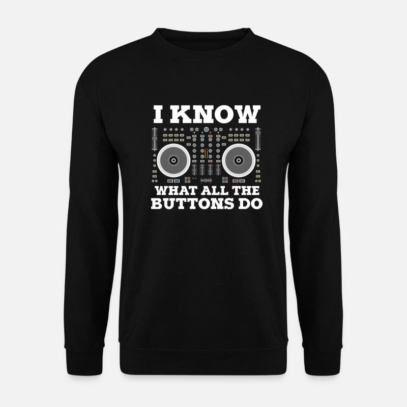 Techno DJ - Unisex Pullover - Schwarz